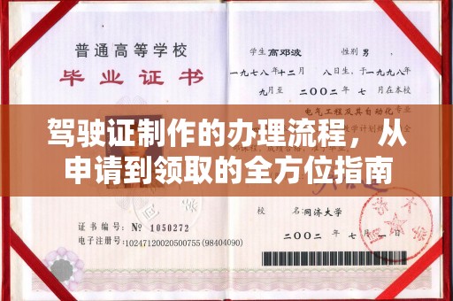 石龙驾驶证制作的办理流程，从申请到领取的全方位指南