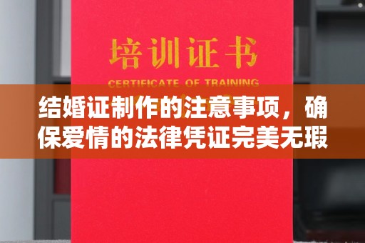 石龙结婚证制作的注意事项，确保爱情的法律凭证完美无瑕