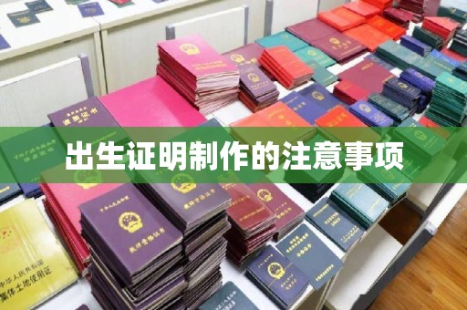 石龙出生证明制作的注意事项