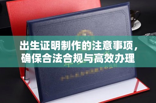 石龙出生证明制作的注意事项，确保合法合规与高效办理