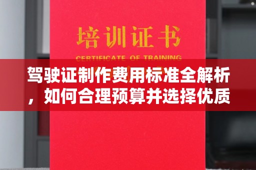 石龙驾驶证制作费用标准全解析，如何合理预算并选择优质服务？